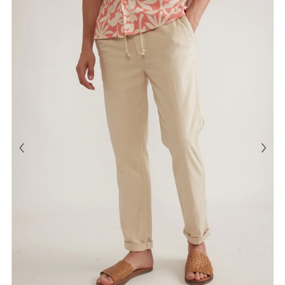 MARINE Layer Saturday stretch Beach Pant in fog XL - Picture 2 of 15